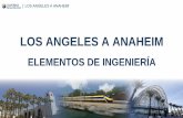LOS ANGELES A ANAHEIM - hsr.ca.gov · nivel de la superficie de la carretera dentro del corredor ferroviario existente ... » Reducción de ruido (sin bocinas de tren) ... » Ubicadas