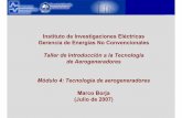 Instituto de Investigaciones Eléctricas Gerencia de ... · Instituto de Investigaciones Eléctricas Gerencia de Energías No Convencionales Taller de Introducción a la Tecnología