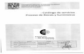 CATÁLOGO DE SERVICIOS DEL PROCESO DE …web.ecologia.unam.mx/Documentos/formato_secadmon/oficios/CSI-03... · reporte de bienes asignados a la Entidad emitido por el SICOP. ... directo