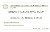 Universidad Autónoma del Estado de México UAEMweb.uaemex.mx/Administrativa/RecursosHumanos/docs/... · asignación de clases. El número máximo de horas-semana-mes que podrá asignarse