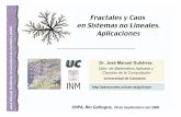 Fractales y Caos en Sistemas no Lineales. Aplicacionespersonales.unican.es/gutierjm/docs/trans_Caos_confUNPA.pdf · José Manuel Gutiérrez, Universidad de Cantabria (2000) Fractales