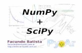 NumPy - taniquetil.com.ar · I Vectores I Matrices I Imágenes ... Creando Arrays I Con funciones especíﬁcas en función del contenido ... I Colección de algoritmos matemáticos