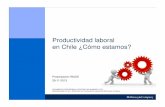 Productividad laboral en Chile ¿Cómo estamos? - IRADE · Chile 134: Ejemplo para supermercados: La diferencia de productividad se explica en parte por la eficiencia operacional