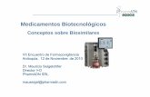Biosimilares Antioquia [Modo de compatibilidad] · Medicamentos Biotecnológicos Conceptos sobre Biosimilares VII Encuentro de Farmacovigilancia Antioquia, 12 de Noviembre de 2010
