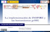 La implementación de INSPIRE y las herramientas gvSIGdownloads.gvsig.org/download/events/gvSIG-Conference/8th-gvSIG... · WMTS, WMS-C 11 Servicios teselados S. de Descarga 93 FTP