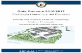 Guía Docente 2016/2017 - UCAM | Campus de Cartagenacartagena.ucam.edu/.../fisiologia_humana_y_del_ejercicio_16-17_0.pdf · y defensa de argumentos y la resolución de problemas dentro