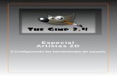 Especial Artistas 2D - shock.theguybrush.comshock.theguybrush.com/Imagenes/Tutoriales/PDF/GIMP_parte2.pdf · Al abrir GIMP por primera vez, vemos que, ... Consejo: Con los atajos