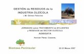 GESTIÓN de RESIDUOS de la INDUSTRIA OLEÍCOLA · † agropecuario y forestal sectores y clientes ... lista europea de residuos. procesos de extracciÓn del aceite. sub-producto de