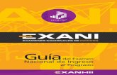 Guía EXANI-III 10a. ed. - uv.mx · Consulta la Guía interactiva del EXANI-III 34 34 35 35 37 40 41 41 42 42 44 45 48 50. ... grado en institutos, ... el segundo demanda comprender