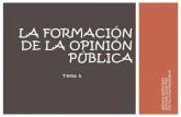 La formación de la opinión pública - MASS OPINIONS · Grupo 3 Grupos 2. DEBATE ENTRE GRUPOS . AGRUPAMIENTO PUNTOS DE VISTA . MEDIOS DE COMUNICACIÓN . ... Katz y Lazarsfeld, 1955.