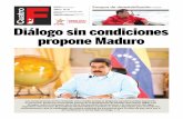 Diálogo sin condiciones propone Maduro - psuv.org.ve · VeNezuelA, del 10 Al 17 de julio de 2016 Premio NAcioNAl de Periodismo ANíbAl ... Almagro, sobre la activación de la Carta