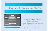 Procesos de fabricación CMOS - GTE Homepageiecon02.us.es/ASIGN/SEA/MEMS3_PROC1_GENERALES_CMOS.pdf · Limpieza de las obleas Proceso RCA: limpieza antes de comenzar el procesamiento