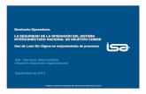 1 - Uso de Lean Six Sigma en mejoramiento de procesos La Seguridad del... · HCL Technologies Heinz Co. Honeywell Hertel HSBC Group Idearc Media Ingram Micro Inventec ITC Welcomgroup