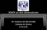 RMN en dos dimensiones - [DePa] Departamento de …depa.fquim.unam.mx/amyd/archivero/RMN_2D_4785.pdf · 2 RMN en dos dimensiones Jeener propone en 1971 la RMN de 2D. 1977, Ernst y