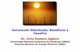 Generación Distribuida: Beneficios y Desafíos Dr. Julio ... · • Los sistemas fotovoltaicos y las celdas de combustible generan en corriente directa ... • En la mayoría de