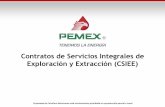 Presentación de PowerPoint - PEMEX · sistemas artificiales. En proceso de Contrato de Servicios Integrales de Exploración y Explotación Reservas Categoria 2017* 1P 15.0 2P 15.7