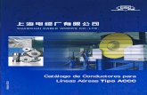Catálogo de Conductores para Líneas Aéreasinnoconsulting.com.ar/innorep/html/pdf/Cat_accc.pdf · Shanghai Cable Works no asume ningún tipo de responsabilidad por los resultados