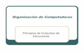 Organización de Computadoras - materias.fi.uba.armaterias.fi.uba.ar/6620/clases/clase3.pdf · Ventajas y desventajas de los 3 tipos más comunes de computadoras del tipo registro