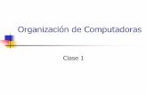 Organización de Computadoras - III-LIDIweblidi.info.unlp.edu.ar/catedras/organiza/descargas/clase1.pdf · Notas de Clase 1 2 Bibliografía y web de cátedra Organización y Arquitectura