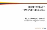 COMPETITIVIDAD Y TRANSPORTE DE CARGA - … · consulta y generación de indicadores a partir de: Reportes de empresas transportadoras de carga por carretera. DANE Ministerio de Minas