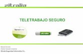 Zitralia Corporate Presentation Spanish - Fundación … · Prevención contra el robo o pérdida física del hardware, ... Acceso 100% libre de phishing y pharming para entornos