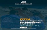 DTM - mic.iom.int · Con el objetivo de aportar herramientas al Estado para que las acciones, planes y políticas a favor de las poblaciones móviles sean sustentadas con información
