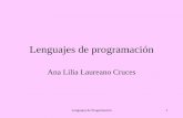Lenguajes de programación - UAM Azcapotzalcokali.azc.uam.mx/.../l_programacion/La_Funcion_de_la_Estructrua_I.pdf · • Un programa es la especificación de una tarea de computación.