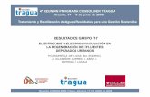 4ª REUNIÓN PROGRAMA CONSOLIDER TRAGUA …€¦ · Alicante 17-19 JUNIO de 2009 Sección de la celda electroquímica usada en la dosificación de aluminio y de hierro en el proceso