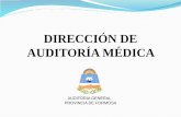 DIRECCIÓN DE AUDITORÍA MÉDICA - … · ASIGNACIÓN PRENATAL: -Historia clínica perinatal-Certificado de embarazo-Última ecografía