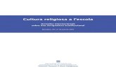 Cultura religiosa a l’escola - gencat.cat religiosa.pdf · Cultura religiosa a l’escola Jornades internacionals sobre una assignatura aconfessional Barcelona, 20 i 21 de juny