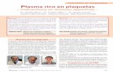 Innovación en Terapéutica Plasma rico en plaquetas · Innovación en Terapéutica en Medicina • Mayo 2016; Año XXV Nº 48: 145-151 145 Palabras clave: plasma rico en plaquetas,