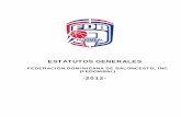 -2012- - Federación Dominicana de Baloncesto, Inc.fedombal.com/media/13171/estatutos_generales_fedombal_2012.pdf · La FEDOMBAL podrá afiliarse a cualquier organización nacional