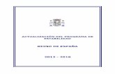 REINO DE ESPAÑA 2013 - 2016 - mineco.gob.es · v Cuadro 3.8.1.4 Modificaciones significativas en gastos de personal adicionales a la normativa básica del Estado ..... 64