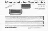 ORDEN No. PMX01 03001 A3 Manual de Servicio simplificado Chasis NA6LV /' Este manual de servicio simplificado se edita para añadir el modelo CT-Z14RS al manual de servicio principal