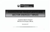 SECTOR ENERGÍA Y MINAS - Archivo Digital de la ... · Contenido a o PERU Ministerio de Energía y Minas Importancia y Marco Estratégico del Sector Gestión del Presupuesto Sectorial