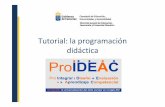 Tutorial: la programación didáctica - IES Lila. Sitio de ... · diseño competencial de la programación para ... Relaciona y justifica los modelos de enseñanza con las necesidades