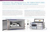 Cámara de diagnóstico RF R&S®DST200: ensayos … · una caja protegida contra señales RF, para prevenir la fuga de interferencias al exterior que pueda influenciar la medición