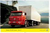 Worker 18-310 Tractor - Euro II - Camiones · Compressor de aire / Capacidad Wabco 318 (160 l/m @ 1900 rpm) (*) Valores conforme ensayo directiva NBR / ISO 1585 TRANSMISIÓN ... Circuito