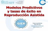 Modelos Predictivos y tasas de éxito en Reproducción … · En este contexto los modelos predictivos podrían tener un rol ... Resultado: Tasa de RNV por punción (incluyendo fresco