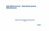 CA ARCserve Backup para Windows Guía de … · ARCserve Backup, los agentes y las opciones mediante la línea de comandos de Windows. Puede usar este procedimiento cuando necesite