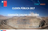 CUENTA PÚBLICA 2017 COMISIÓN CHILENA DEL … VPE2201.pdf · total de US$ 10.734 millones. Principales proyectos: Explotación Chuquicamata Subterránea (A), ... propuestas de la