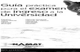 Guía práctica ~ra el examen de Ingreso a Universidadjoelalejandro.weebly.com/uploads/3/4/1/2/3412672/física_prob... · Segunda condición de equilibrio (equilibrio rotacional)