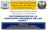 Universidad Nacional Autónoma de Méxicoamyd.quimica.unam.mx/pluginfile.php/7233/mod_resource/content/1/... · PROBLEMA: Manteniendo constantes la cantidad de sustancia (n), presión