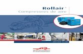 Worthington Rollair 15-40 leaflet Spanish 05052014 Rollair... · Nuestro objetivo es ofrecer soluciones de aire comprimido ... • Ahorro de energía con el control del ciclo de carga/descarga