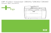 Guía del usuario - maxitelonline.com Color Laserjet 2840... · Para comprobar el estado y la configuración de la impresora, consultar información para la solución de problemas