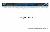 Cirugía Oral II - odonto.unam.mxa II... · Licenciatura de Cirujano Dentista con opciones técnicas profesionales de Laboratorista Dental e Higienista Oral. ... representan los principales