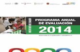 PROGRAMA ANUAL DE EVALUACIÓN 2014 - Secretaría de …salud.chiapas.gob.mx/doc/LGCG/programa-anual-evaluacion-2014.pdf · población y resultados con base en una matriz de indicadores