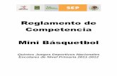 Reglamento de Competencia Mini Básquetbolconadeb.conade.gob.mx/Documentos/Eventos/Eventos_Nacionales... · Reglamento de Competencia -MINI BÁSQUETBOL- - 3 - Capítulo V Violaciones.