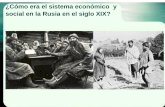 ¿Cómo era el sistema económico y social en la Rusia … · ¿Cómo era el sistema social? ¿Qué pasó en 1905? ¿Cómo se llamó a ese día? ¿y a esta histórica película? ¿Qué