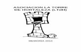 ASOCIACION LA TORRE DE HORTALEZA (LTdH) · 4.1. BALONCESTO Es un Proyecto fundamentalmente deportivo con muchas connotaciones de carácter educativo, cívico, sanitario, de protección